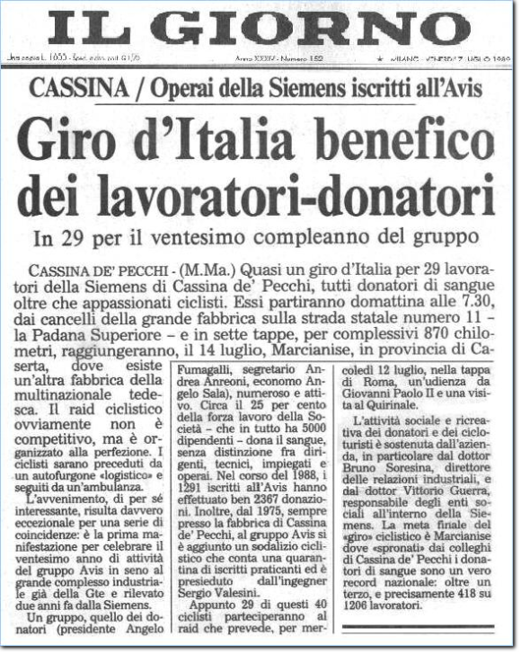 Tutti gli articoli di stampa del 1989