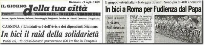 Tutti gli articoli di stampa del 1999